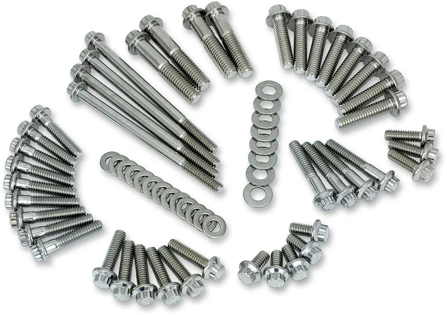 Harley-Davidson FLHCS 1923 Softail Heritage Classic 117 [2026] - 12-Point External Primary/Transmission Engine Bolt Set - Image 1