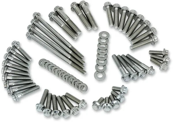 Harley-Davidson FLFBS 1923 Softail Fat Boy 117 [2026] - 12-Point External Primary/Transmission Engine Bolt Set - Image 3