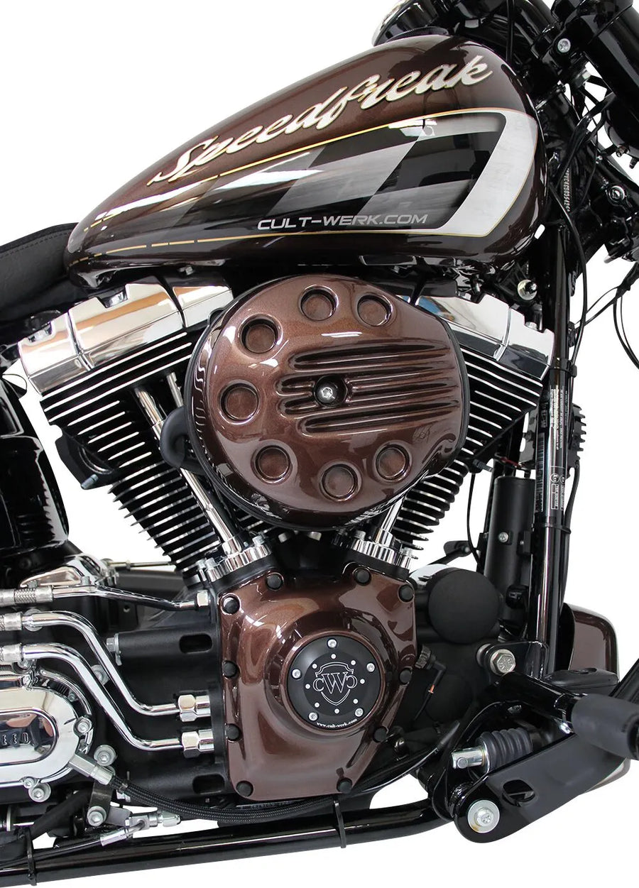 harley davidson fxsb [CULT WERK] – air filter cover “Slotted”