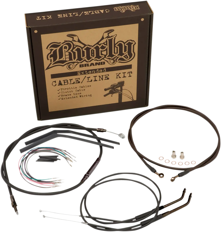 Harley Davidson Sportster 883 Iron XL [BURLY BRAND] – Jail Bar Cable Set