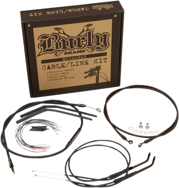 harley-davidson street bob [BURLY BRAND] – Jail Bar cable set - 0