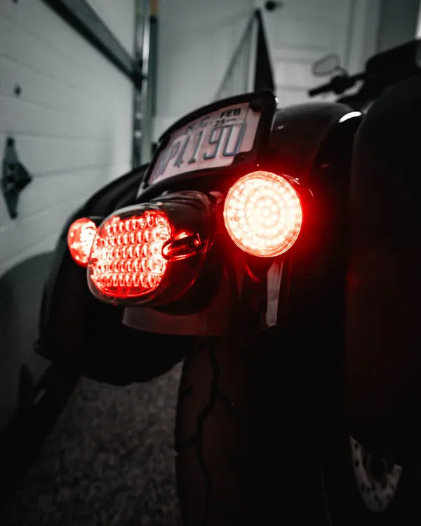 Harley Davidson Fxsb [CUSTOM DYNAMICS] – Flache LED-Rückleuchte