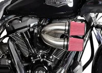 Harley-Davidson FXLRST 1923 Softail Low Rider ST 117 H.O. [2025] - Tuned Induction Luftfilterkit – Oberfläche: Silber – Bild 12