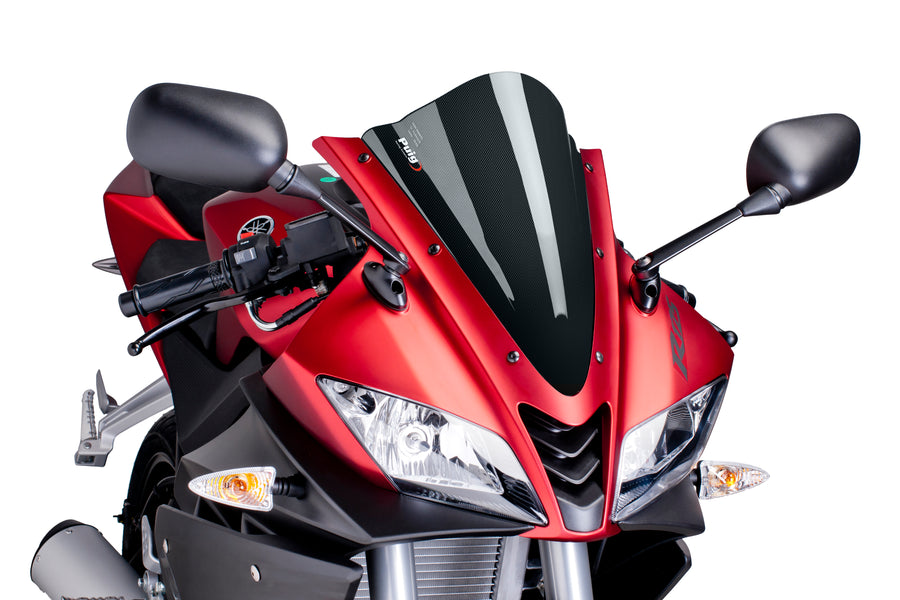 YAMAHA YZF-R 125 [2018] – racing screen – black