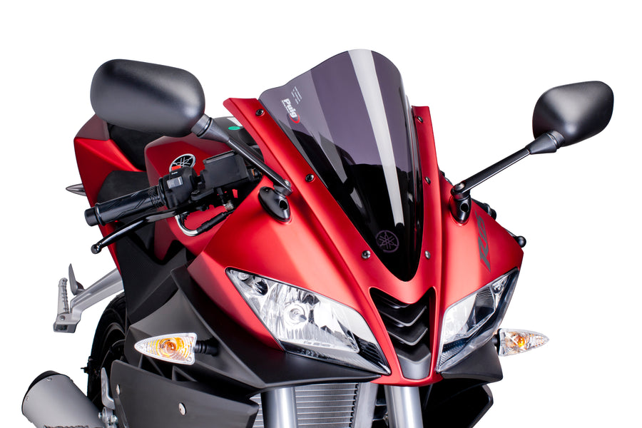 YAMAHA YZF-R 125 [2018] – racing screen – black