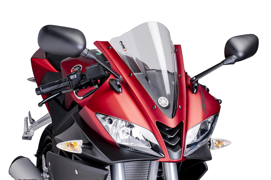 YAMAHA YZF-R 125 [2018] - PUIG racing screen | Clear | PUIG 4637W