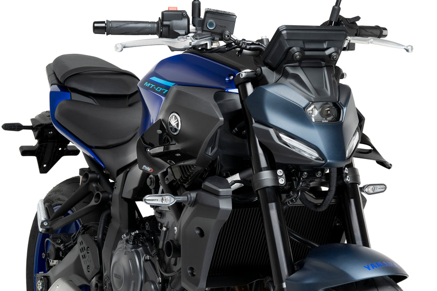 YAMAHA MT-07 Y-AMT [2025] – D12 Spoiler – Mattschwarz