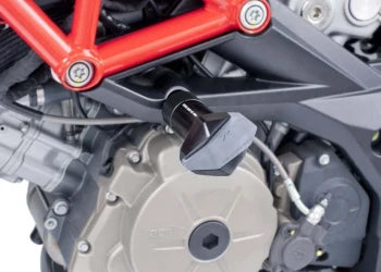 APRILIA SHIVER 900 [2020] – Adattatore poggiapiedi passeggero in gomma regolabile