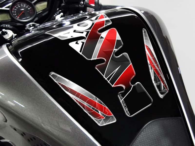 HONDA XL 600 V TRANSALP [1999] – Ailes protection réservoir – argent