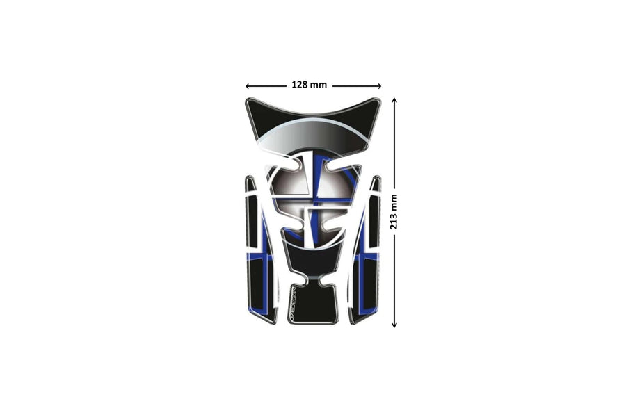 HONDA XL 600 V TRANSALP [1999] – Ailes protection réservoir – argent