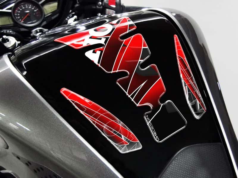 HONDA XL 600 V TRANSALP [1999] – Ailes protection réservoir – argent