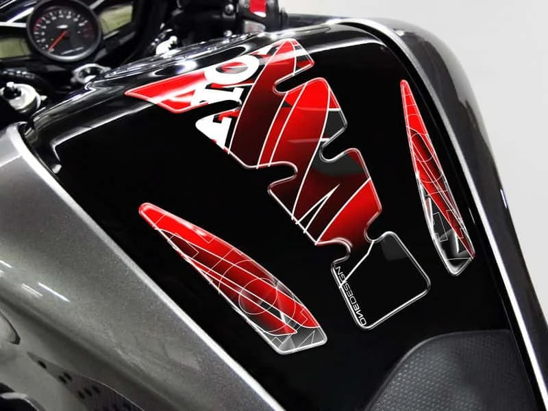 HONDA XL 600 V TRANSALP [1999] – Ailes protection réservoir – argent
