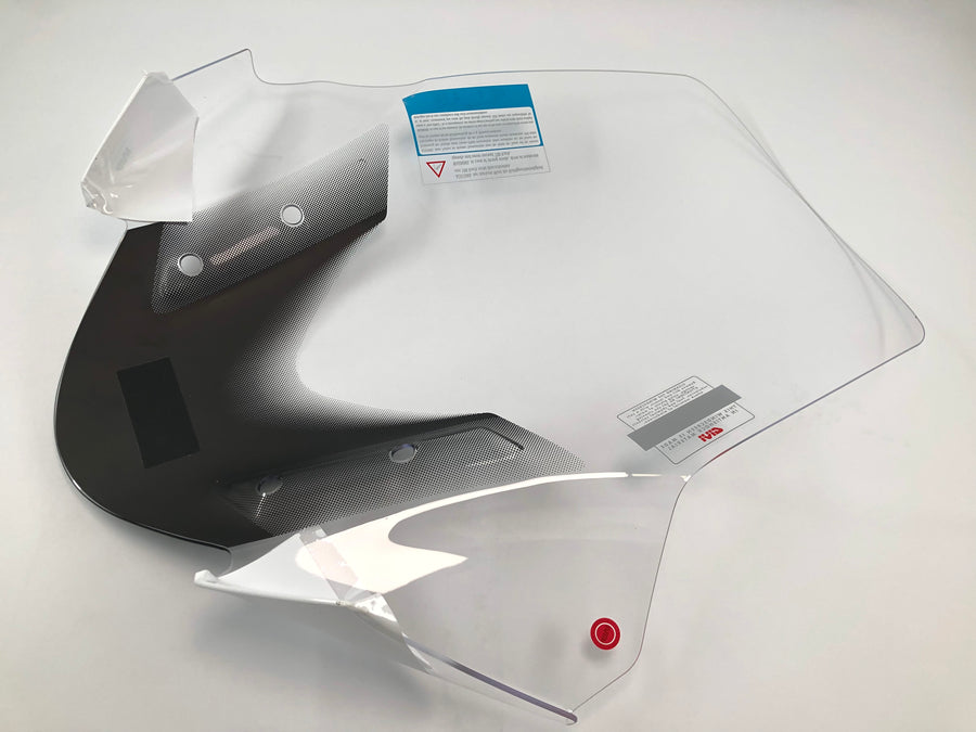 MBK Tryptik 125 (14-17) and Yamaha Tricity 125 155 (14-24) windshield transparent, 690 mm high, 630 mm
