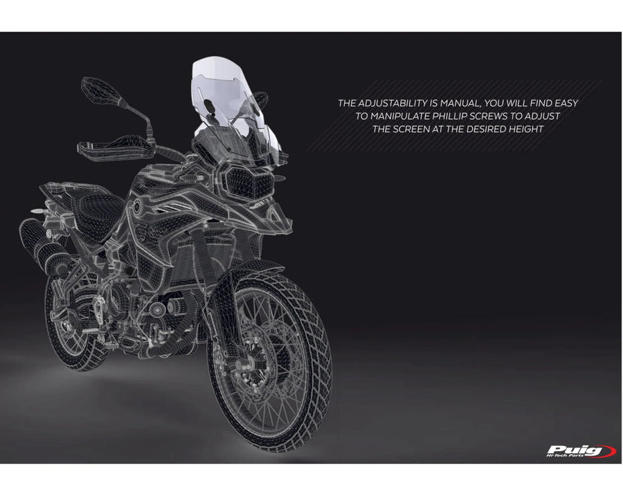 BMW F 750 GS [2024] – Verstellbare Scheibe – Stark getönt