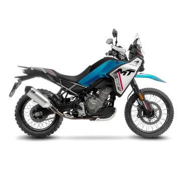cf moto 450 [LEOVINCE] – LV-14 stainless steel rear silencer - 0