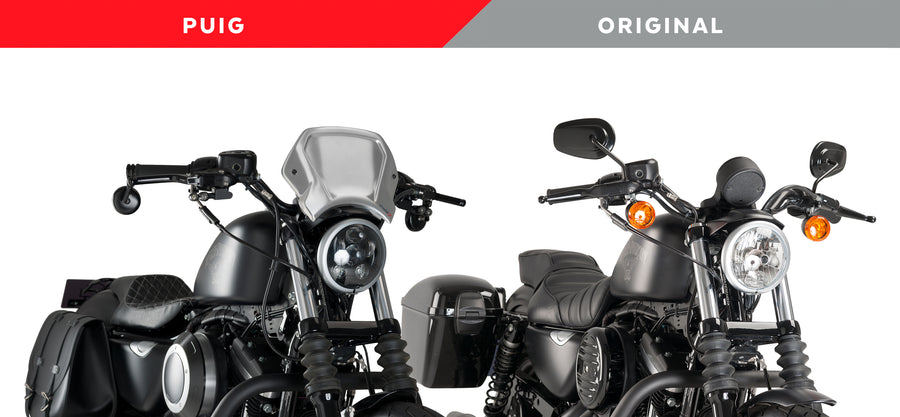 HARLEY DAVIDSON SPORTSTER 883 IRON XL 883 N [2012] – ALU faceplate – silver