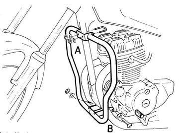 Honda CM 125 [1982-1986] - Motorschutzbügel