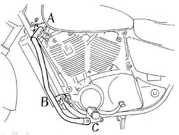 Honda VT 1100 C3 Shadow [1998-2001] - Motorschutzbügel