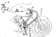 Default Title Honda Varadero 125 [2001-2006] - motor protection bar