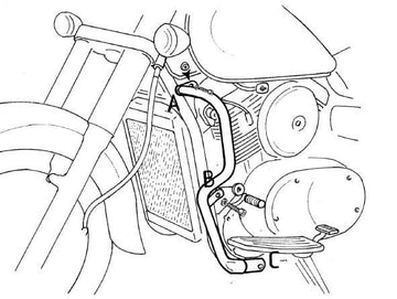 Kawasaki VN 1500 Classic [1996-2002] - Barra di protezione del motore