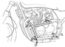 Kawasaki Zephyr 550 [1991-1999] - Barra di protezione del motore-2
