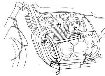 Kawasaki Zephyr 550 [1991-1999] - Barra di protezione del motore - 0