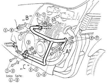 Kawasaki ZR-7 [1999-2003] - Protezione motore