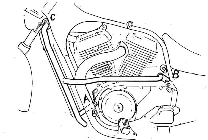 Suzuki VS 750 [1986-2000] - Motorschutzbügel