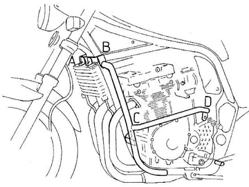 Suzuki GSF 600 S [1996-1999] - Barra di protezione del motore - 0