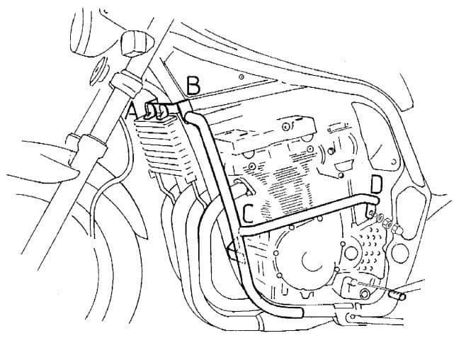 Suzuki GSF 1200 S [1996-2000] - Motorschutzbügel