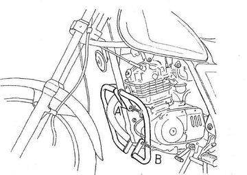 Suzuki GN 125 [1991-1996] - motor protection bar
