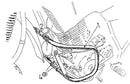 Yamaha XT 600 E [1990-1994] - motor protection bar-2