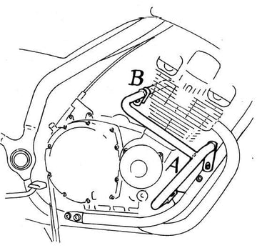 Yamaha XJ 900 S Diversion [1994-2003] - Motorschutzbügel