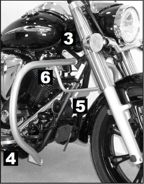 Yamaha XVS 950 A Midnight S [2009-2015] - Motor protection bar
