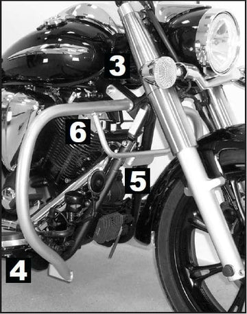 Yamaha XVS 950 A Midnight S [2009-2015] - Motor protection bar