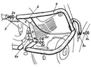 Yamaha XT 600 Ténéré [1988-1990] - Motorschutzbügel Frontansicht