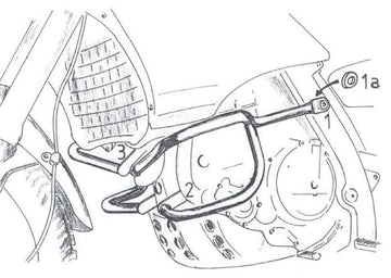 Aprilia Pegaso 650 [1996-2012] - barre de protection des moteurs - 0