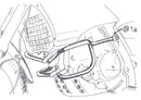 Aprilia Pegaso 650 [1996-2012] - barre de protection des moteurs-2