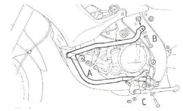 Aprilia Pegaso 650 [1997-2004] - Barra di protezione del motore