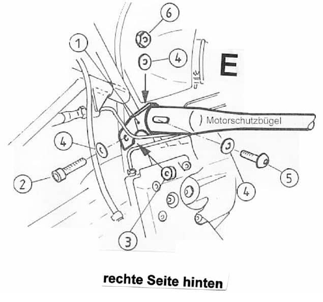 BMW R 850 GS [1994-2000] - barre de protection des moteurs