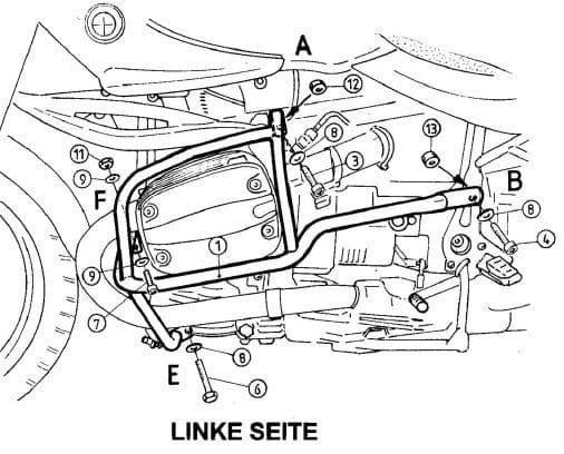 BMW R 850 R [1994-2002] - motor protection bar
