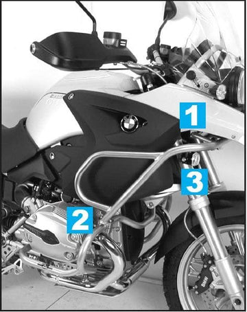 BMW R 1200 GS [2004-2007] - barre de protection des réservoirs - 0
