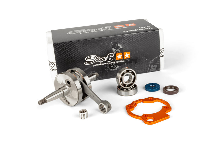 Beta RR Track 50 2T - crankshaft HPC cylinder base spacer 45mm stroke