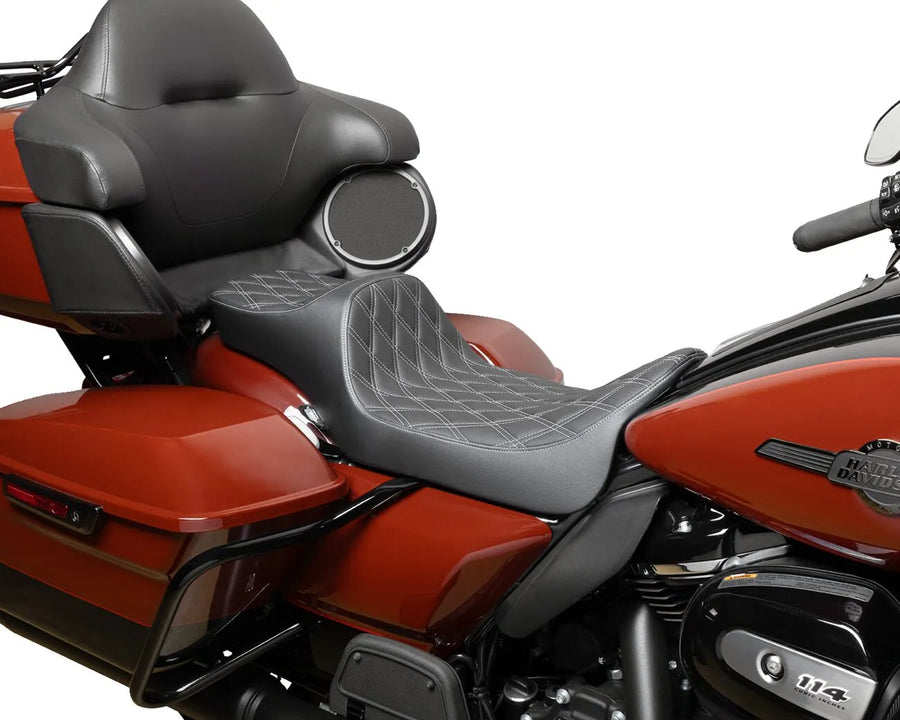 harley davidson touring [DRAG SPECIALTIES] – Predator III Sitz mit verlängerter Reichweite