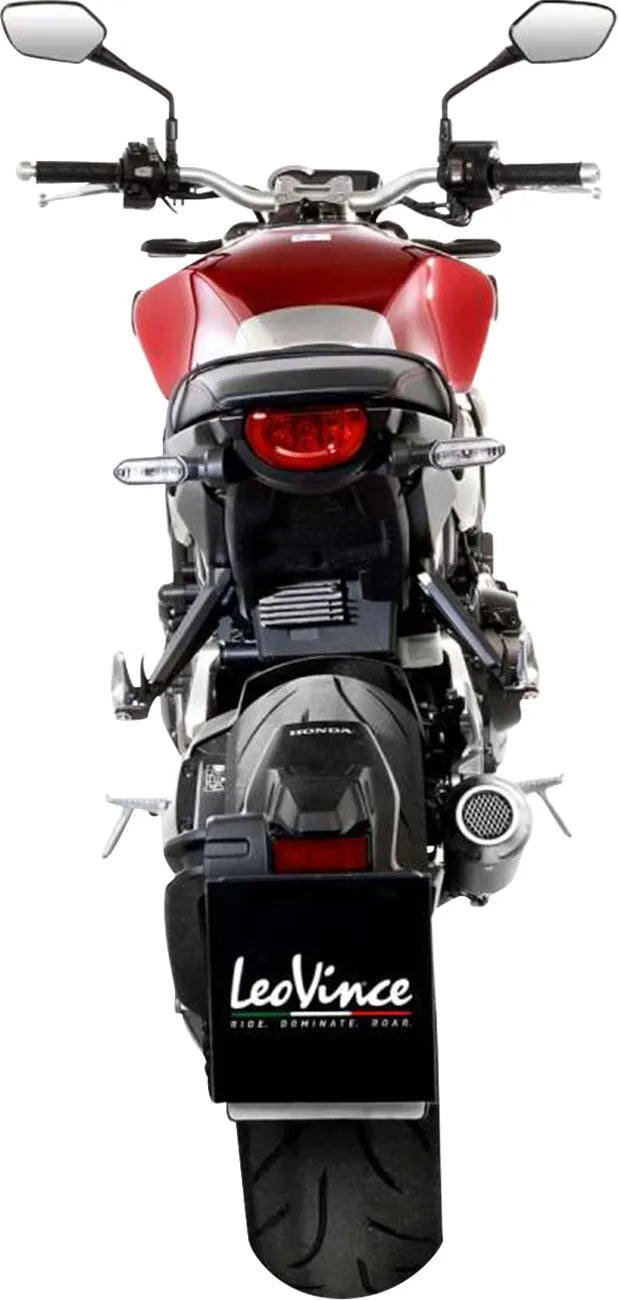 honda cb 1000 [LEOVINCE] – LV-10 Black Edition rear silencer
