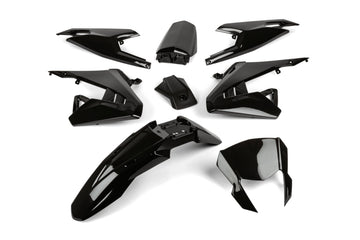 Aprilia SX 50 2T - Kit carénage 8 pièces noir