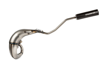 Beta RR SM 50 2T - Pot d'échappement Streetrace High Mount gauche noir
