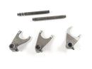 Suzuki RG 250 Gamma GJ21D - Fourchettes et axes de changement de vitesse-3