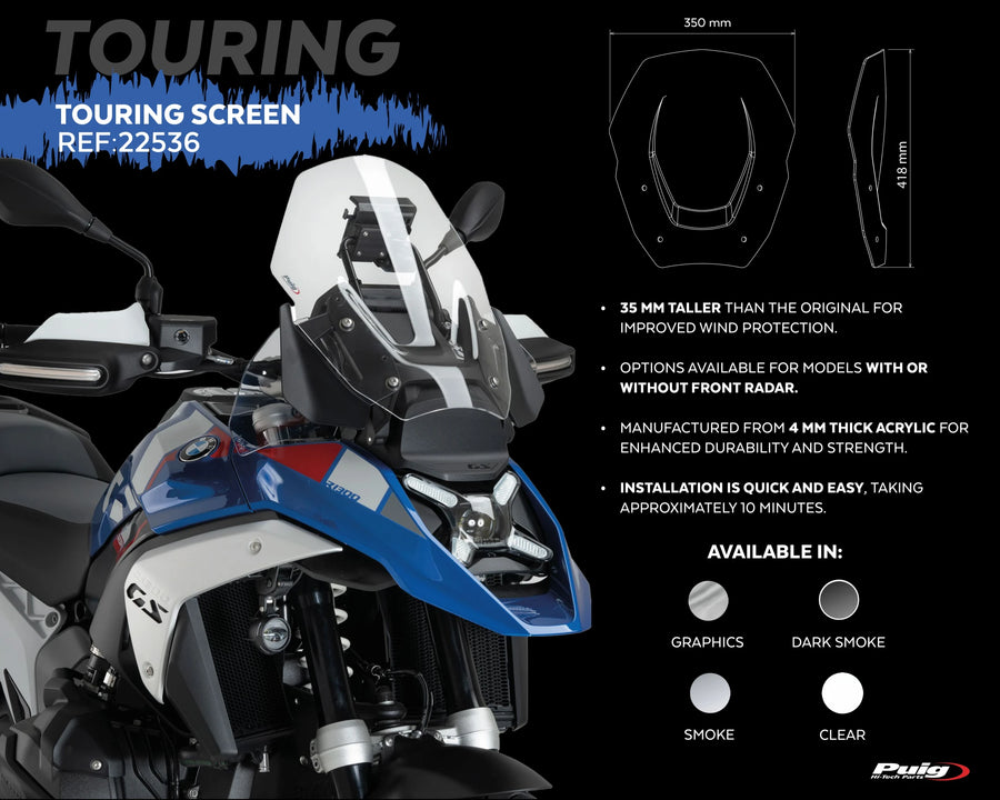 BMW R 1300 GS TROPHY [2025] – touring screen – tinted