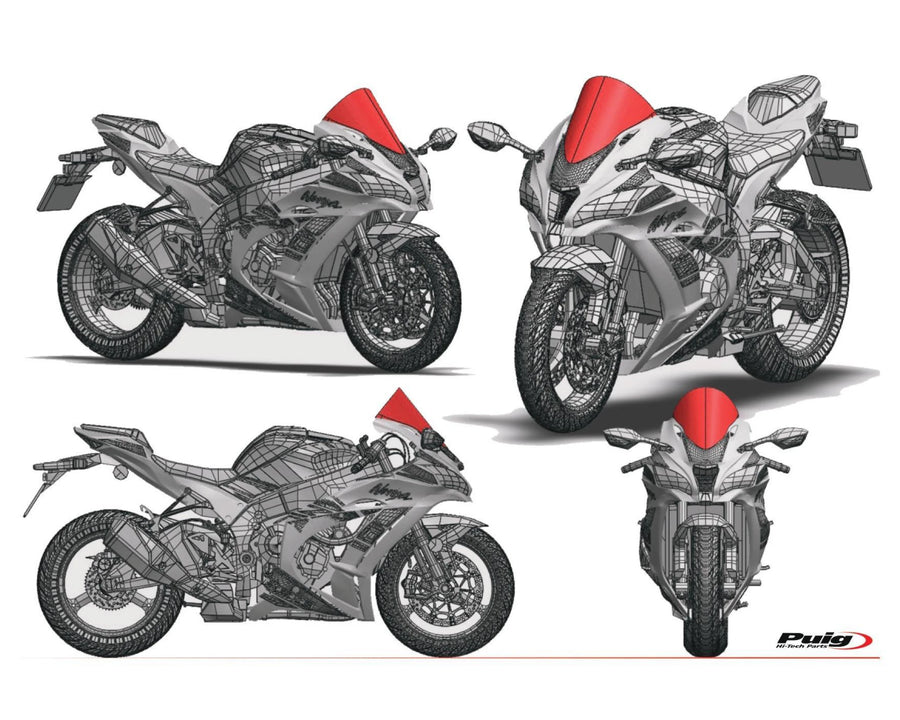 DUCATI PANIGALE V2 [2024] – Bulle R-Racer – Transparent